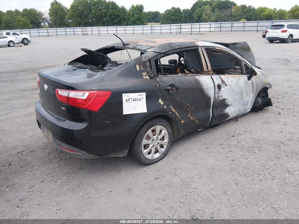 KNADM4A31E6391733 2014 KIA RIO photo no. 4