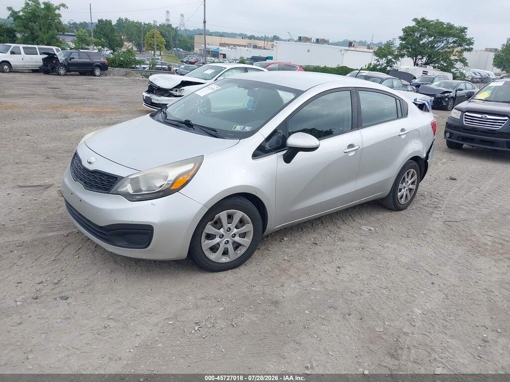 KNADM4A39E6323261 2014 KIA RIO photo no. 2
