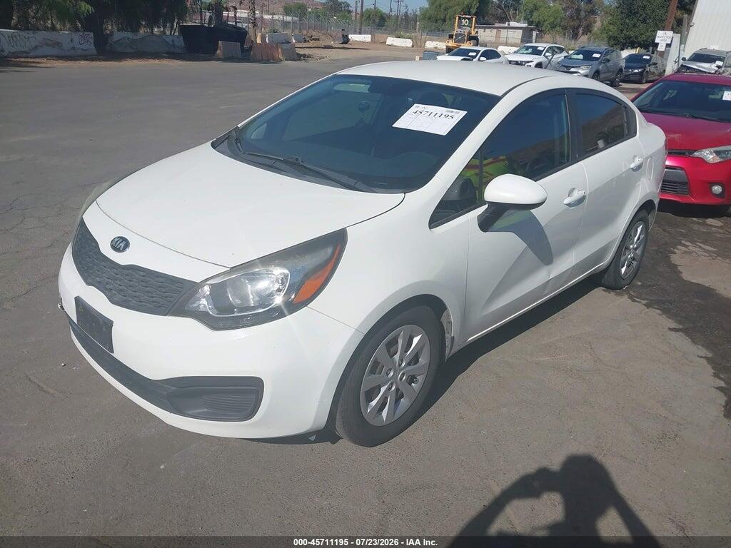 KNADM4A31E6354391 2014 KIA RIO photo no. 2