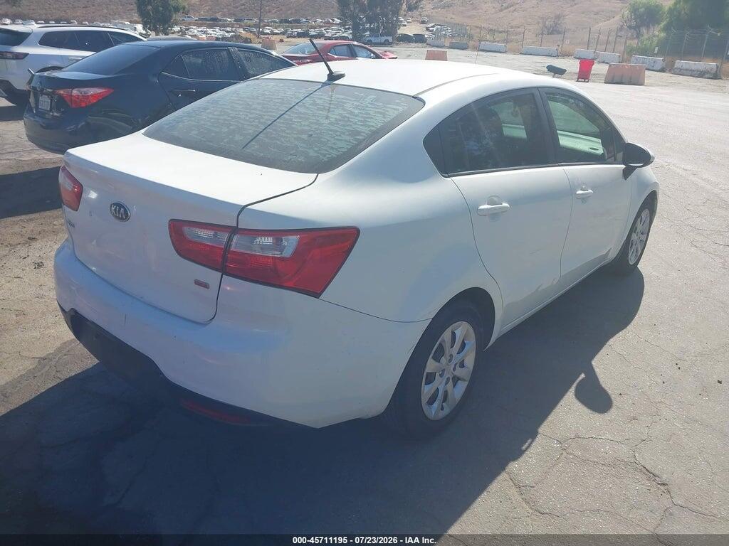 KNADM4A31E6354391 2014 KIA RIO photo no. 4