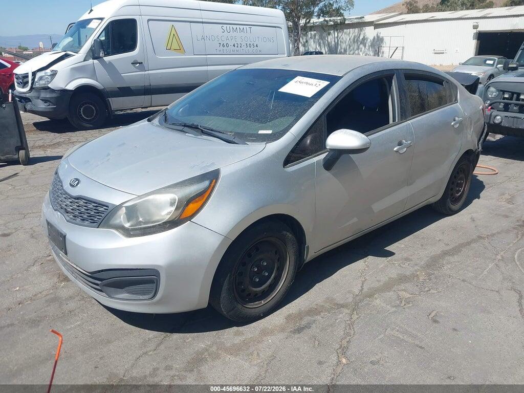 KNADM4A30E6363230 2014 KIA RIO photo no. 2