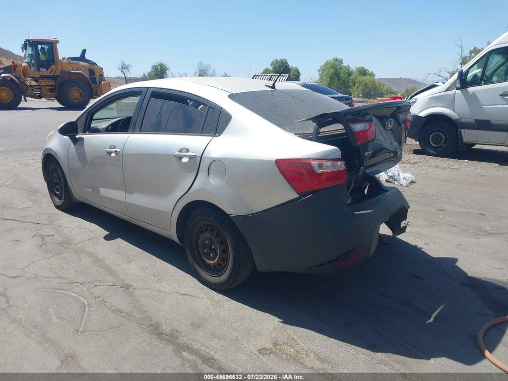 KNADM4A30E6363230 2014 KIA RIO photo no. 3