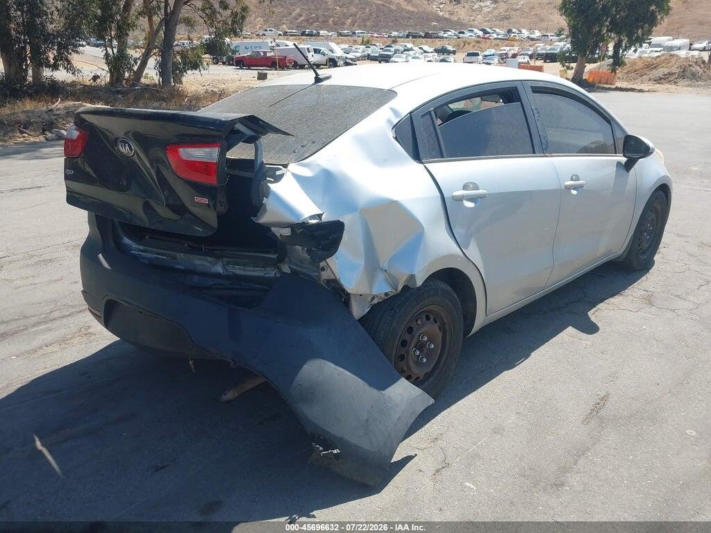 KNADM4A30E6363230 2014 KIA RIO photo no. 4