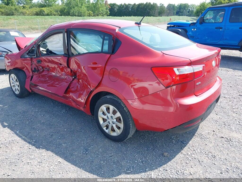 KNADM4A38E6327592 2014 KIA RIO photo no. 3