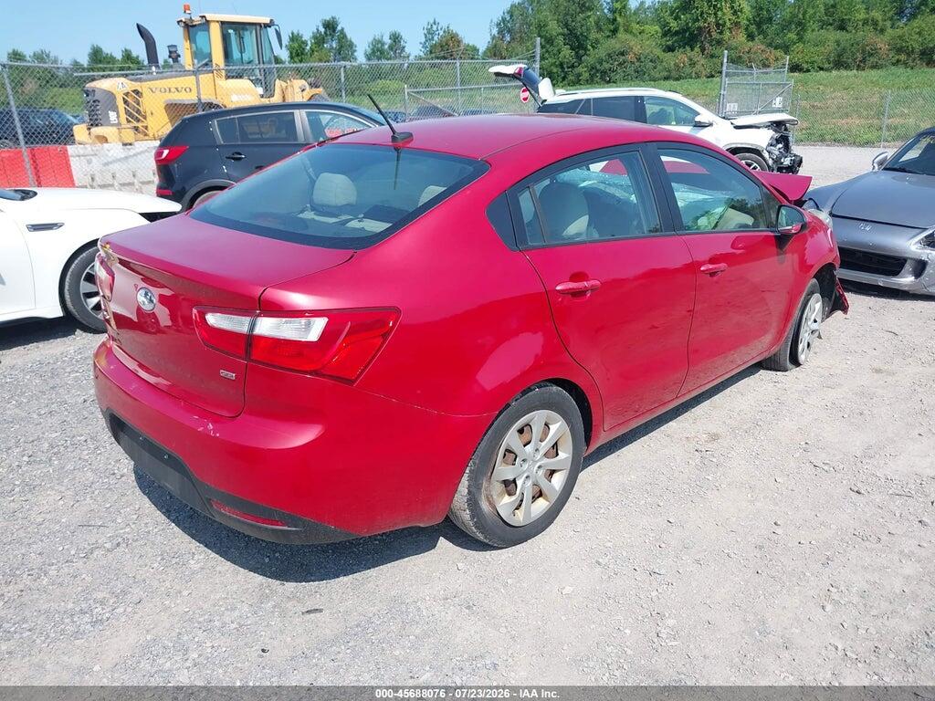 KNADM4A38E6327592 2014 KIA RIO photo no. 4