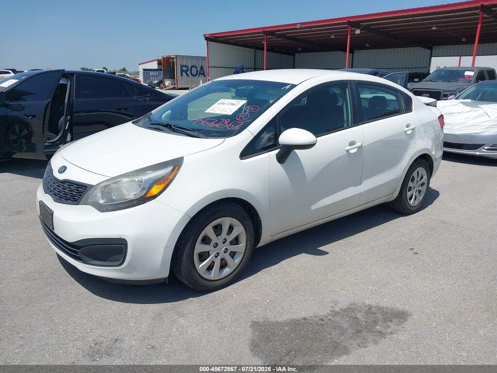 KNADM4A33E6417099 2014 KIA RIO photo no. 2