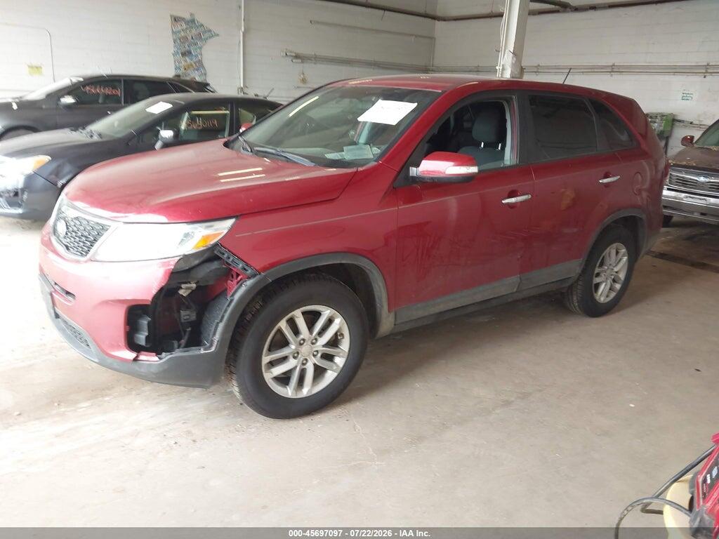 5XYKT3A67EG516829 2014 KIA SORENTO photo no. 2