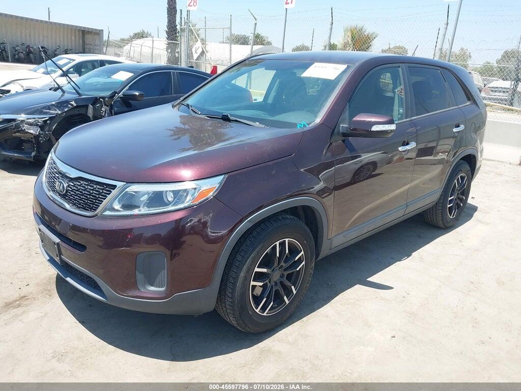 5XYKT3A63EG537628 2014 KIA SORENTO photo no. 2