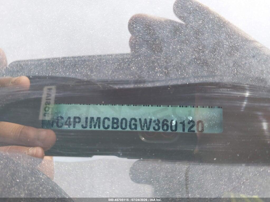 1C4PJMCB0GW360120 2016 JEEP CHEROKEE photo no. 9