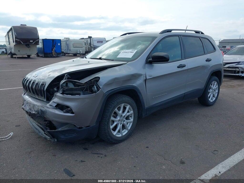 1C4PJLAB7GW287938 2016 JEEP CHEROKEE photo no. 2