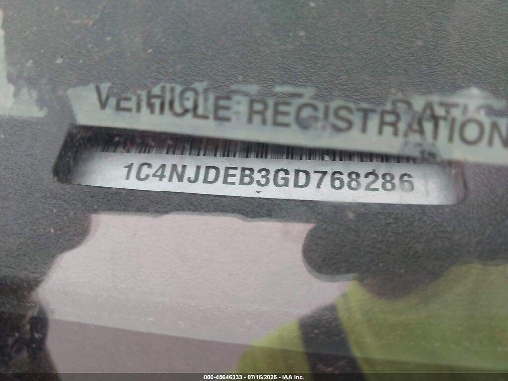1C4NJDEB3GD768286 2016 JEEP COMPASS photo no. 12