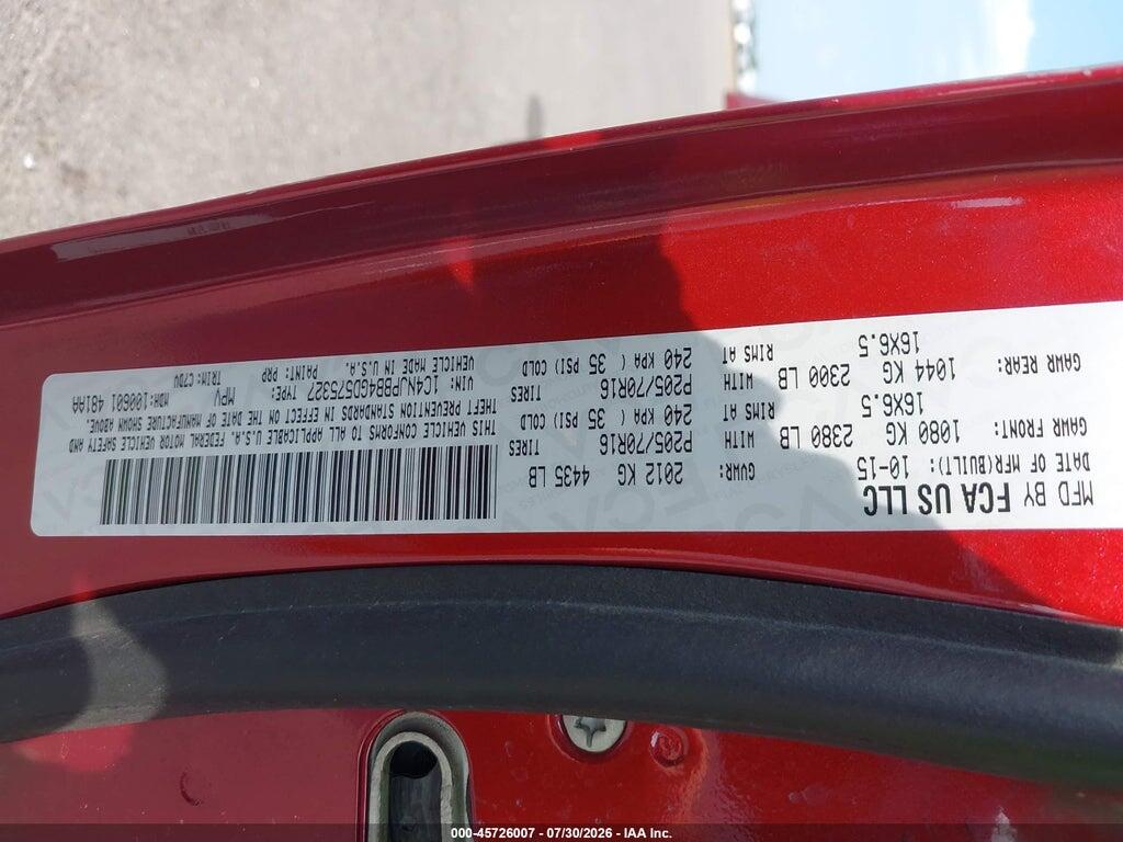 1C4NJPBB4GD575327 2016 JEEP PATRIOT photo no. 9