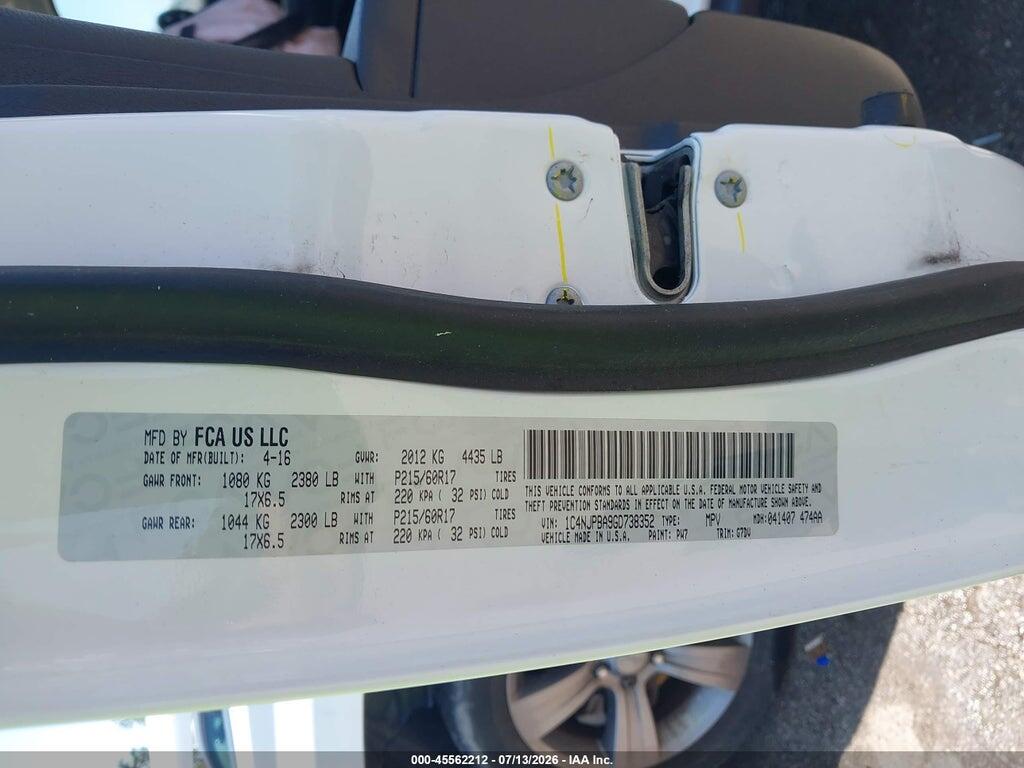 1C4NJPBA9GD738352 2016 JEEP PATRIOT photo no. 9