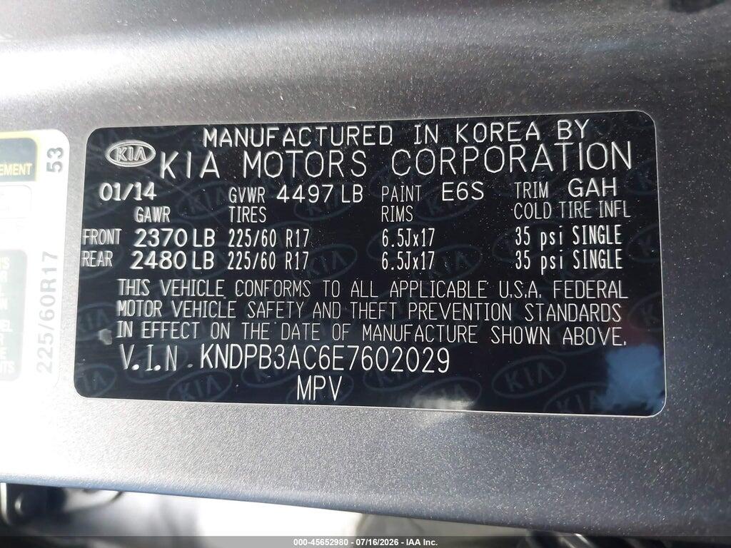 KNDPB3AC6E7602029 2014 KIA SPORTAGE photo no. 9