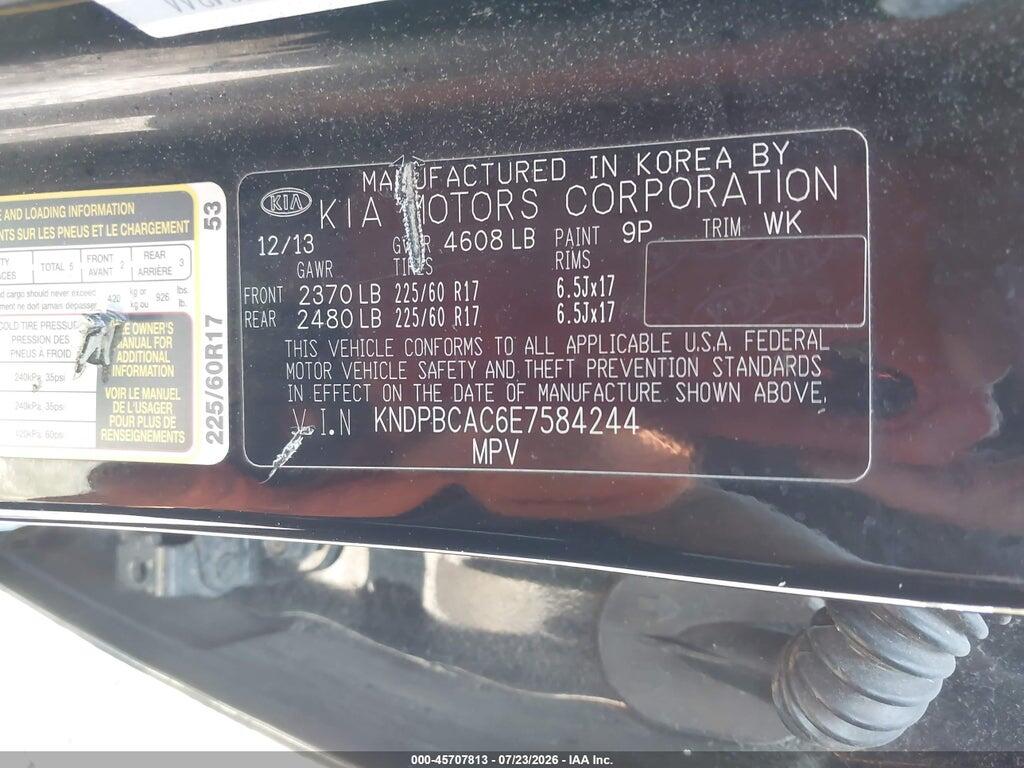 KNDPBCAC6E7584244 2014 KIA SPORTAGE photo no. 9