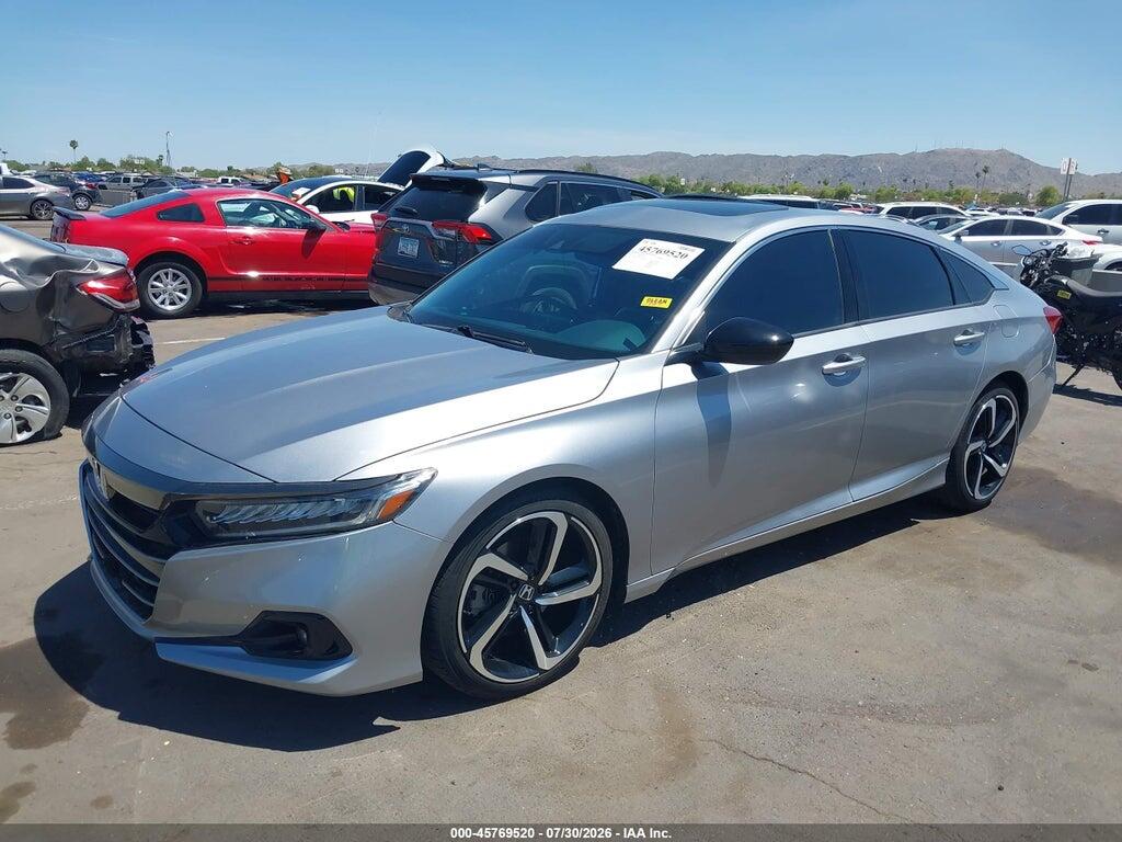 1HGCV2F31MA019587 2021 HONDA ACCORD photo no. 2