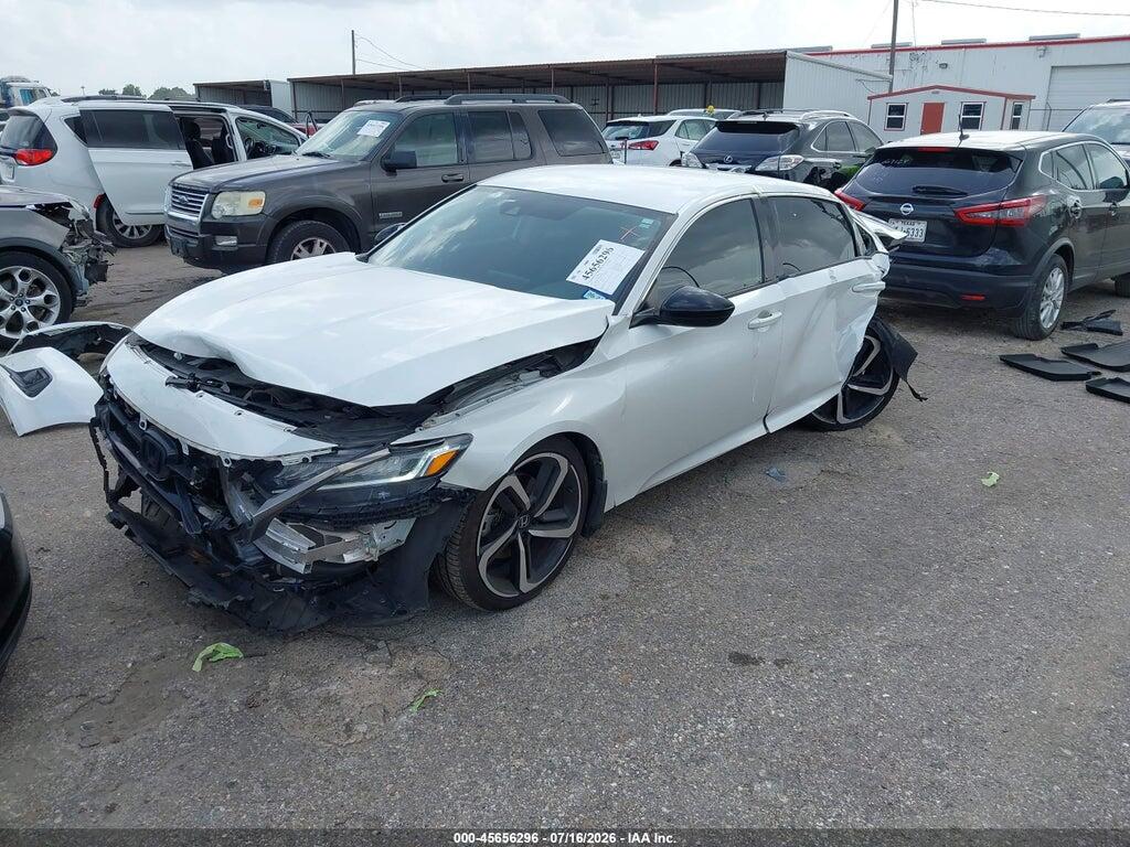 1HGCV1F47MA054198 2021 HONDA ACCORD photo no. 2