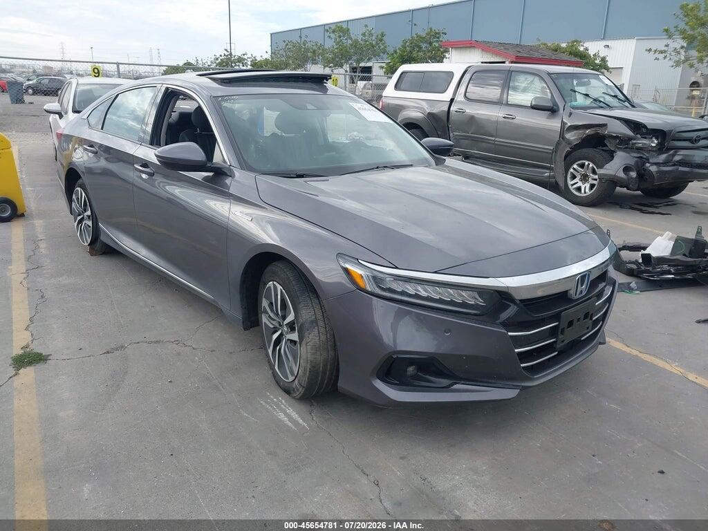 1HGCV3F55MA023066 2021 HONDA ACCORD HYBRID photo no. 1