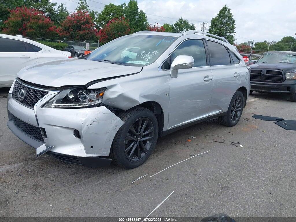 2T2BK1BA7EC229699 2014 LEXUS RX 350 photo no. 2