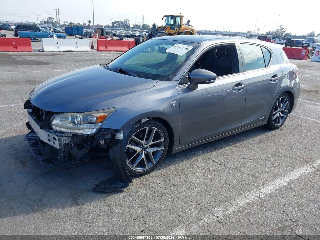 JTHKD5BH4E2206557 2014 LEXUS CT 200H photo no. 2