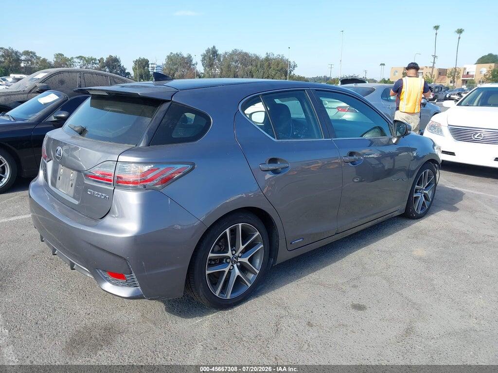 JTHKD5BH4E2206557 2014 LEXUS CT 200H photo no. 4