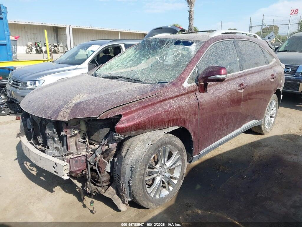 2T2BK1BA0EC250443 2014 LEXUS RX 350 photo no. 2