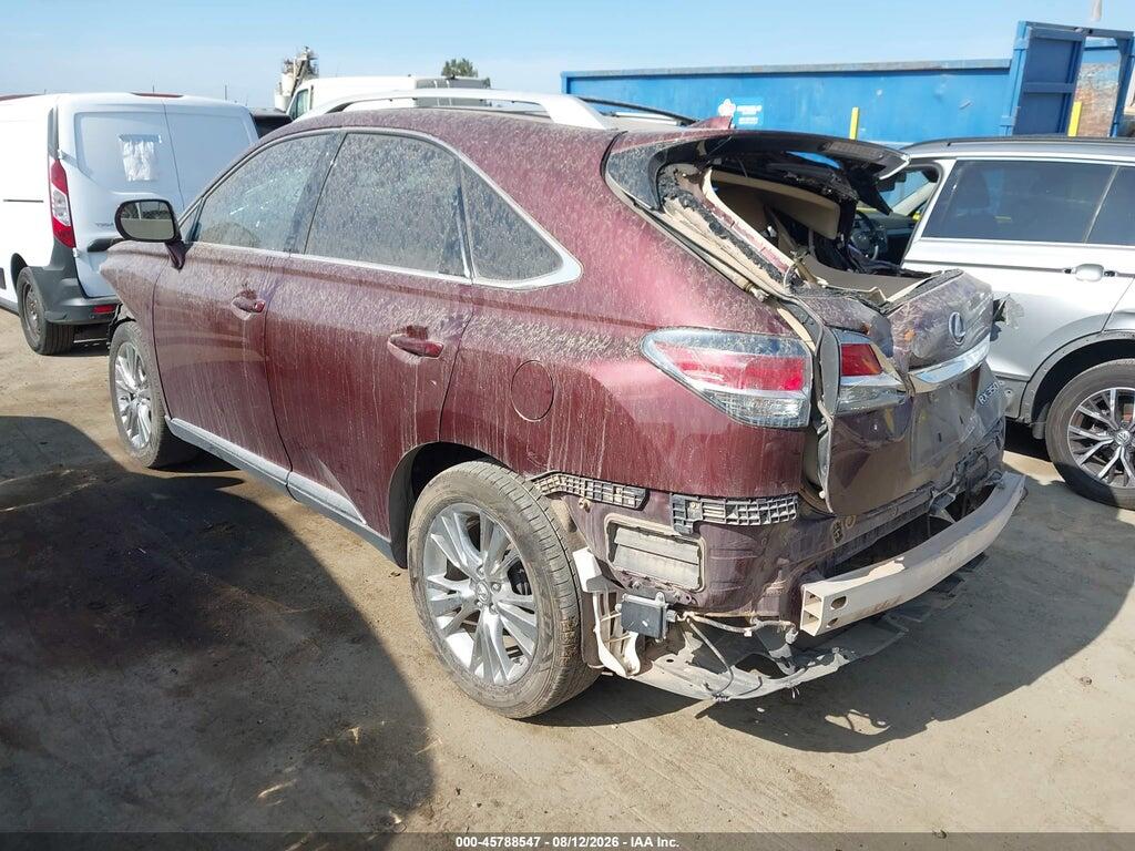 2T2BK1BA0EC250443 2014 LEXUS RX 350 photo no. 3