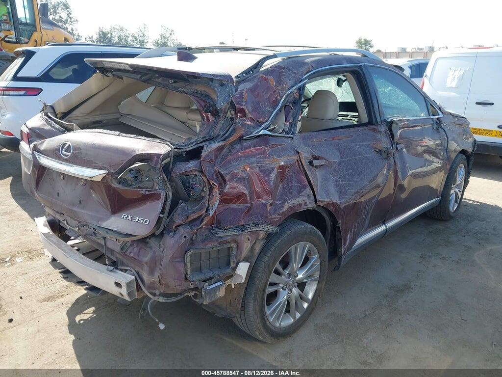 2T2BK1BA0EC250443 2014 LEXUS RX 350 photo no. 4
