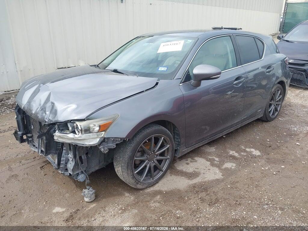 JTHKD5BH1E2188910 2014 LEXUS CT 200H photo no. 2