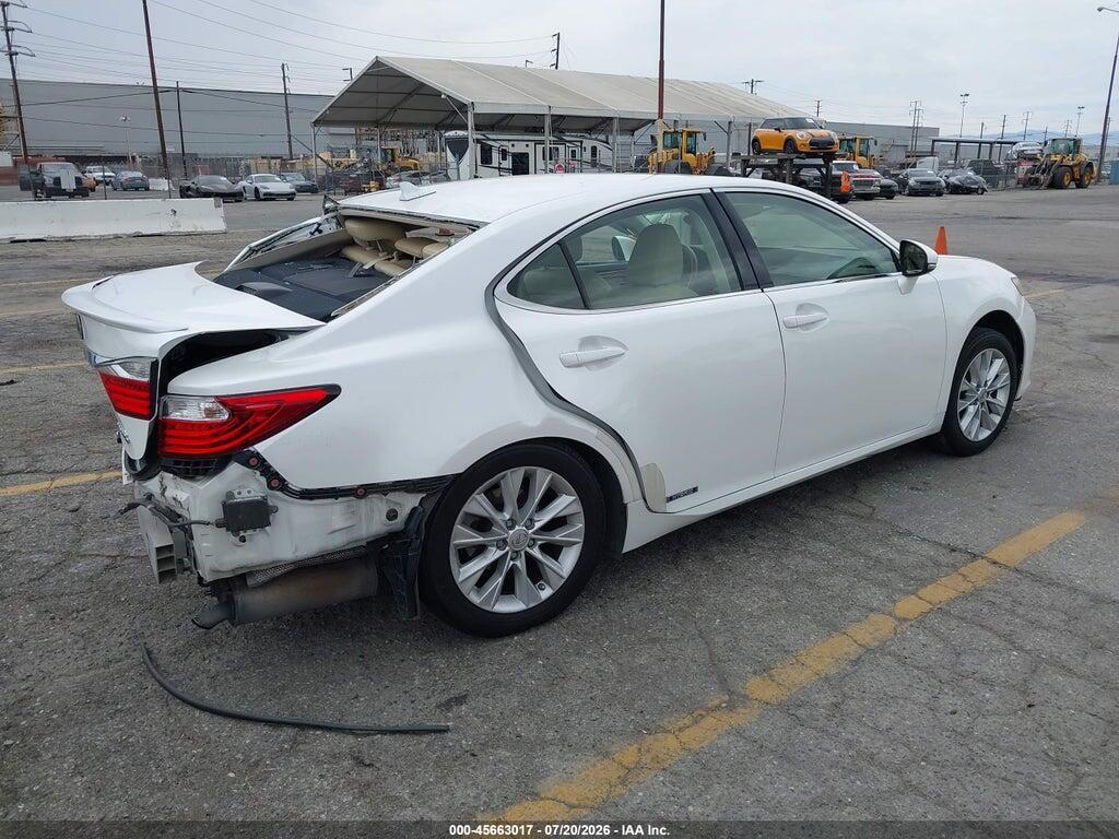 JTHBW1GG2E2066026 2014 LEXUS ES 300H photo no. 4