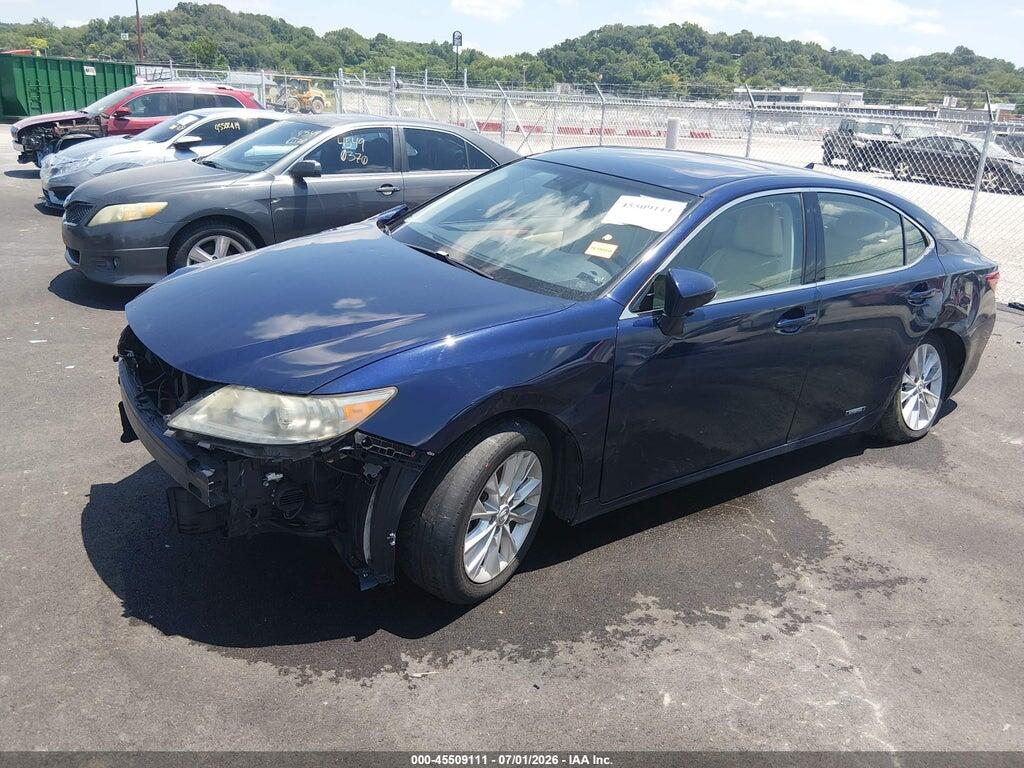 JTHBW1GG1E2039318 2014 LEXUS ES 300H photo no. 2