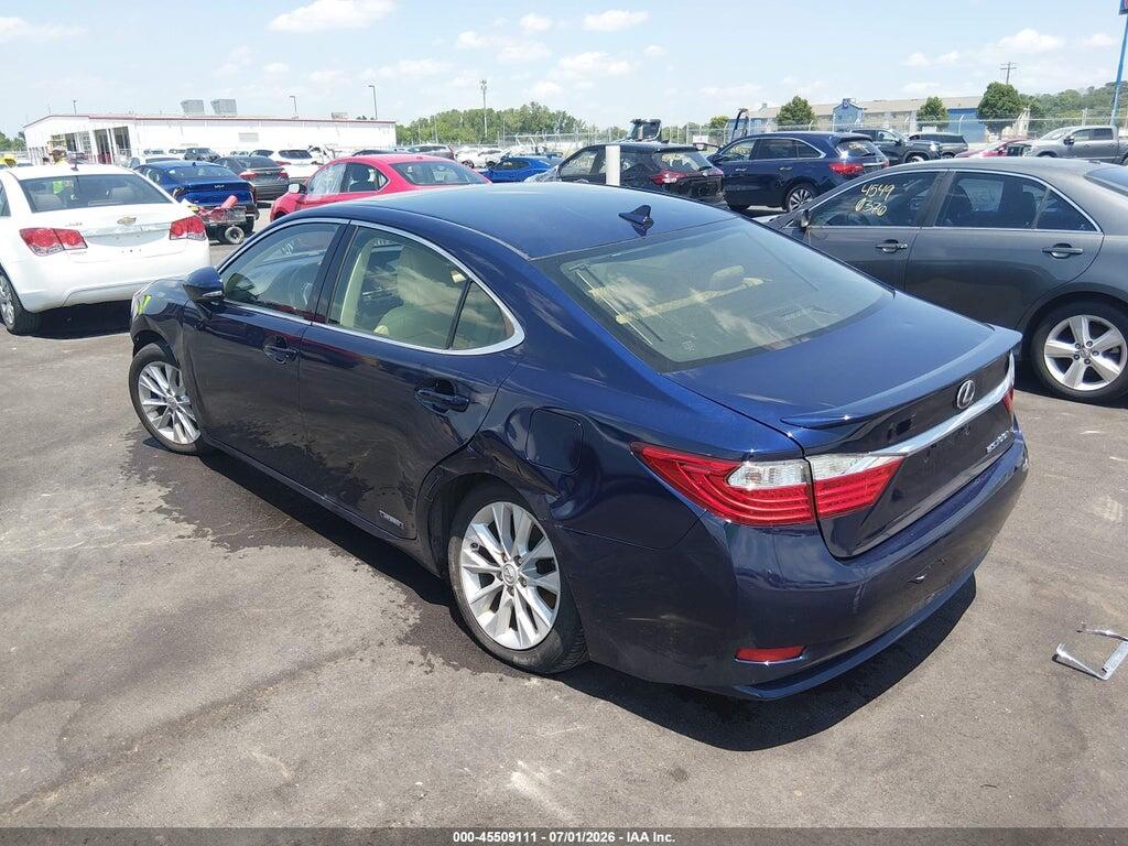 JTHBW1GG1E2039318 2014 LEXUS ES 300H photo no. 3