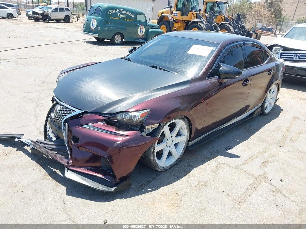 JTHBF1D27E5032106 2014 LEXUS IS 250 photo no. 2