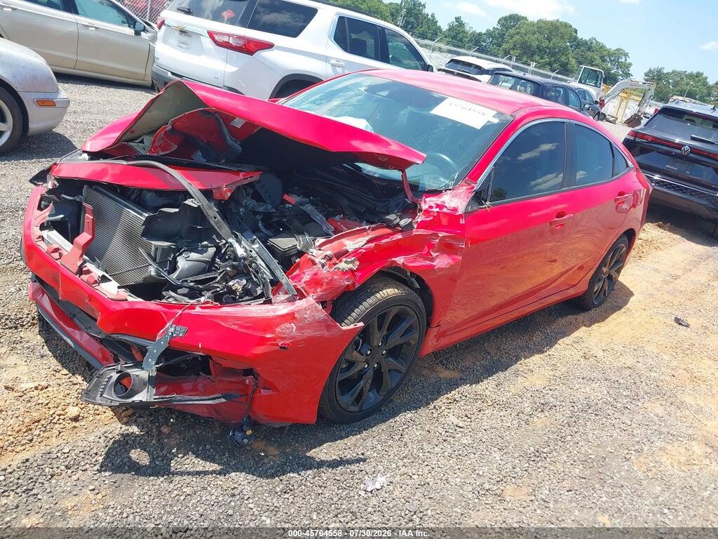 2HGFC2F82MH508905 2021 HONDA CIVIC photo no. 2