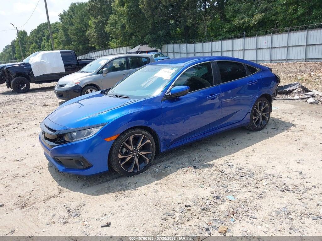 2HGFC2F86MH511807 2021 HONDA CIVIC photo no. 2