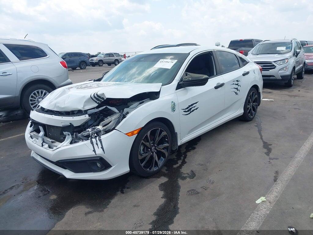 19XFC2F83ME003546 2021 HONDA CIVIC photo no. 2