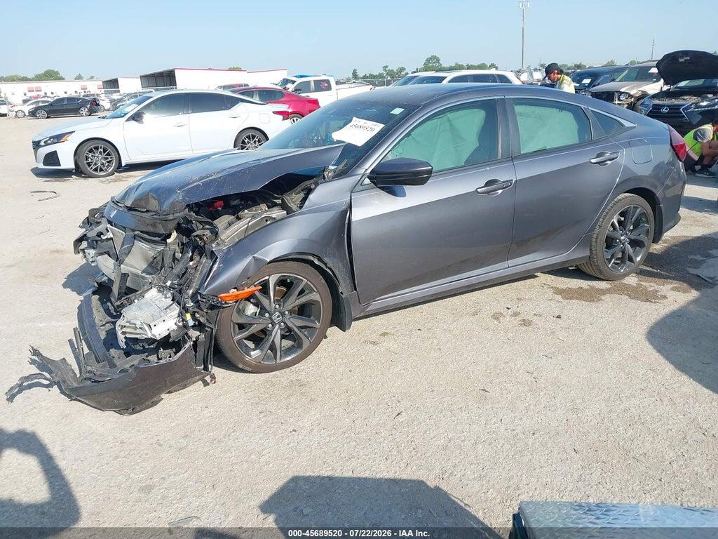 2HGFC2F86MH528459 2021 HONDA CIVIC photo no. 2