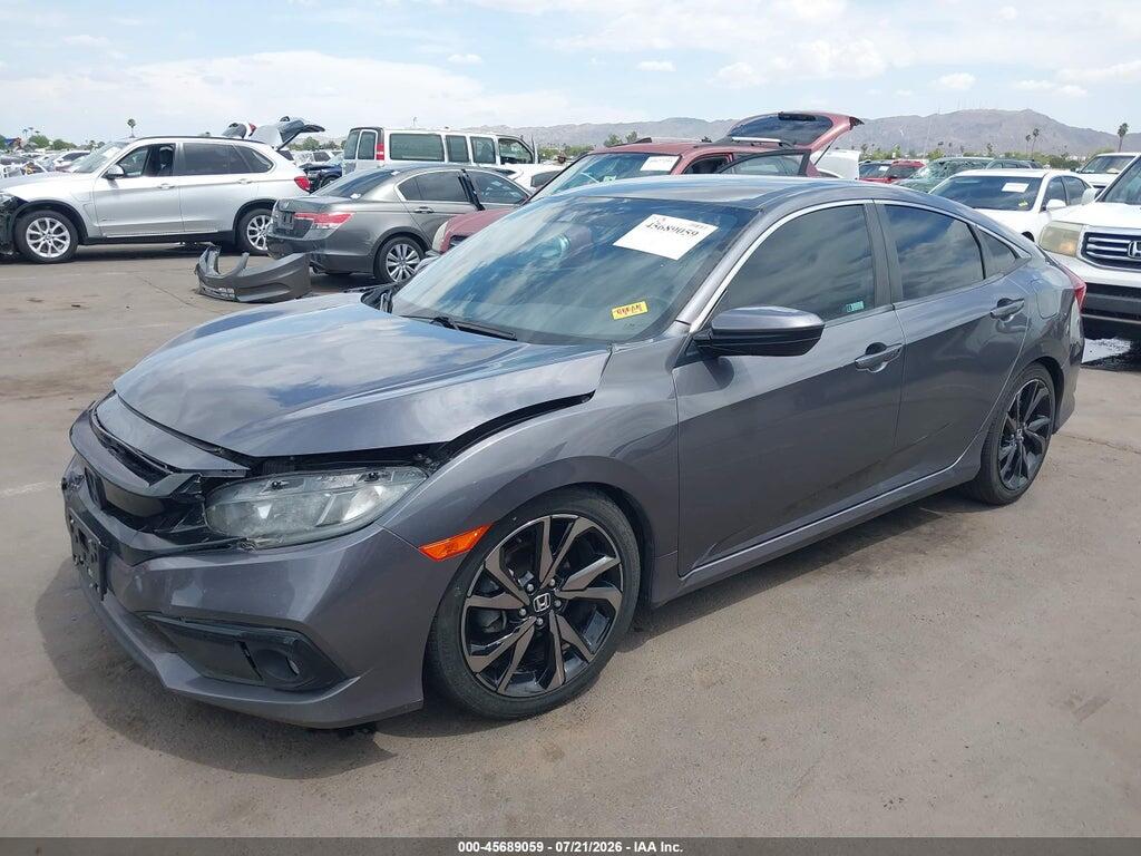 2HGFC2F85MH535046 2021 HONDA CIVIC photo no. 2