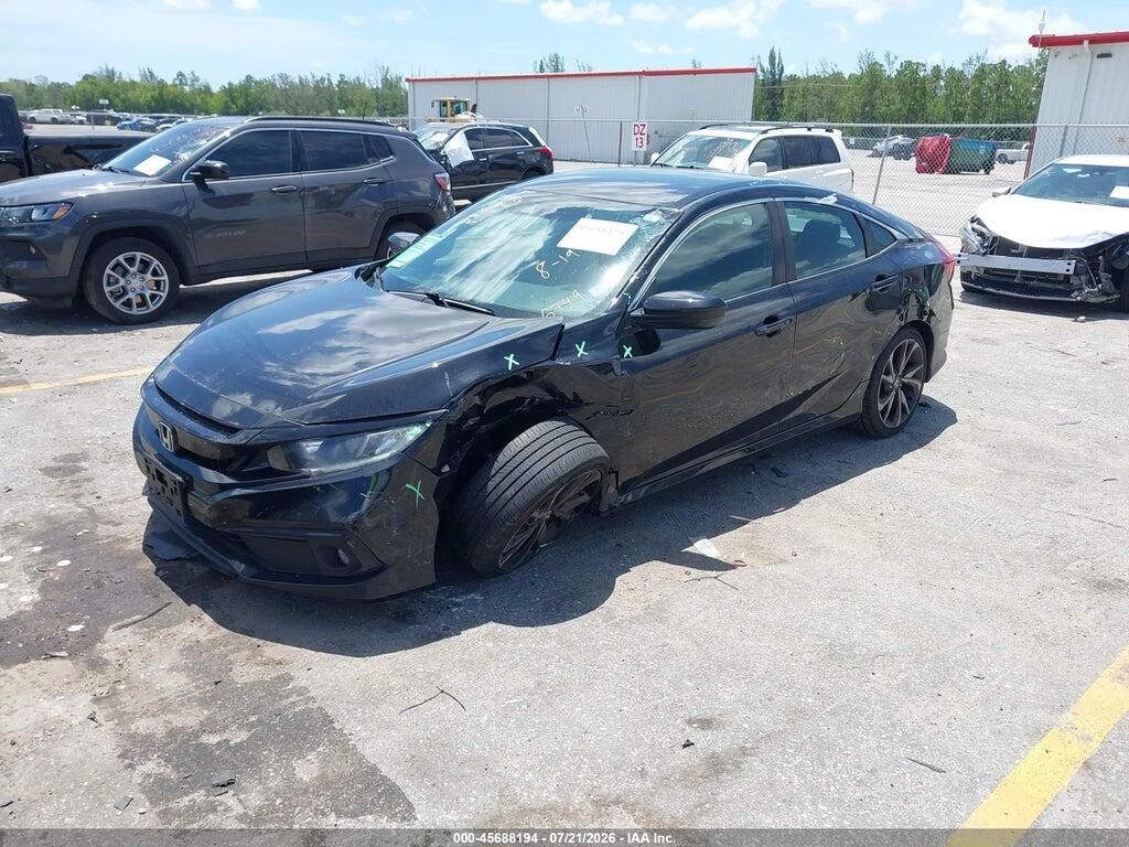 2HGFC2F8XMH516749 2021 HONDA CIVIC photo no. 2