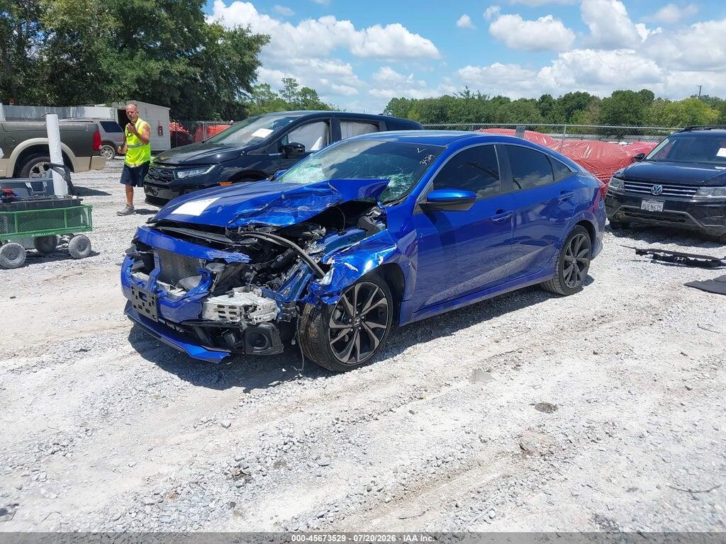 2HGFC2F80MH521300 2021 HONDA CIVIC photo no. 2