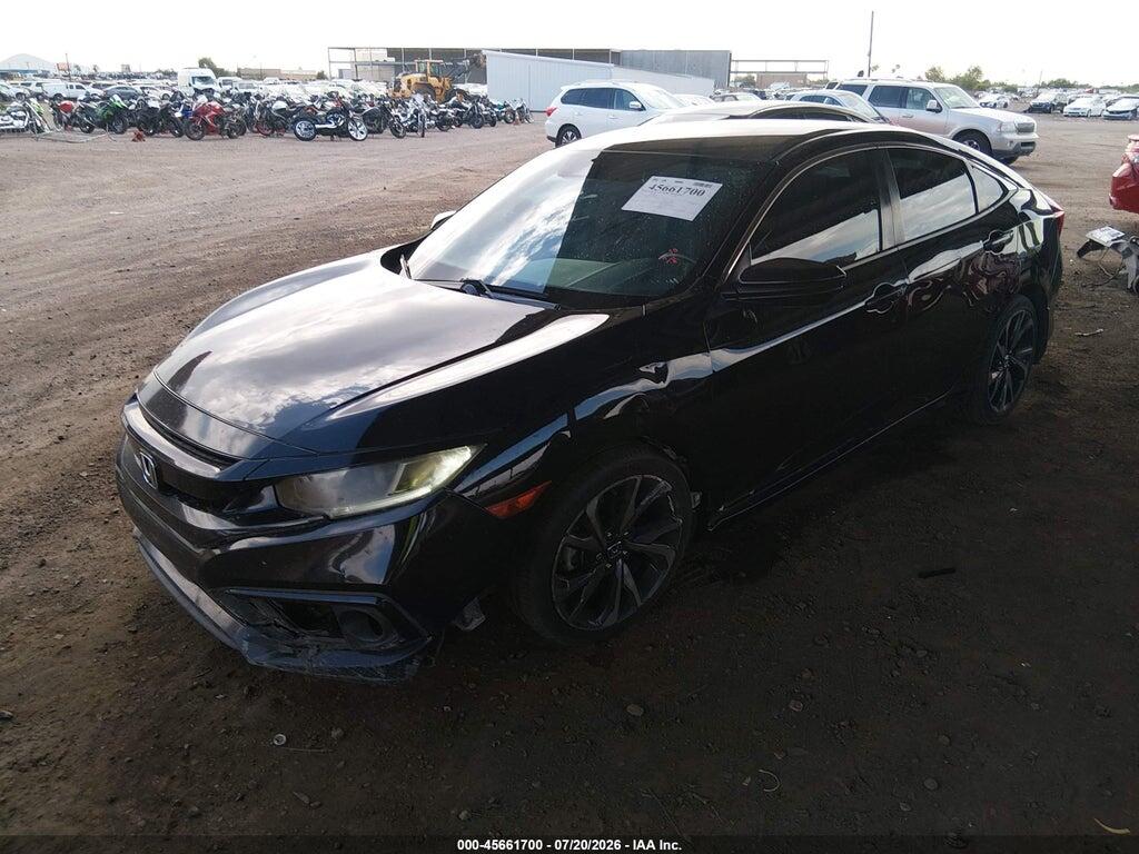 2HGFC2F86MH555869 2021 HONDA CIVIC photo no. 2