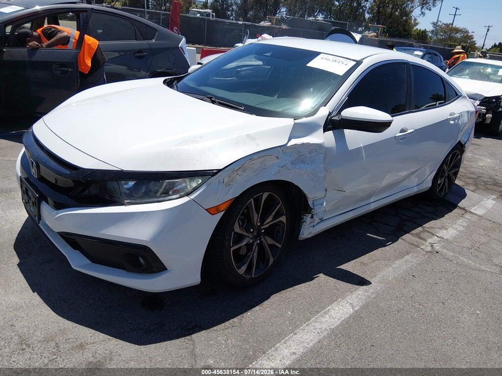 2HGFC2F80MH542373 2021 HONDA CIVIC photo no. 2