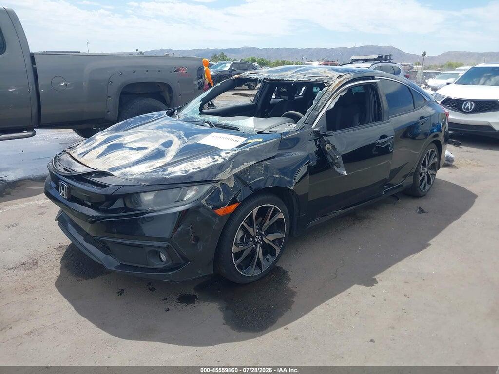 2HGFC2F82MH550457 2021 HONDA CIVIC photo no. 2