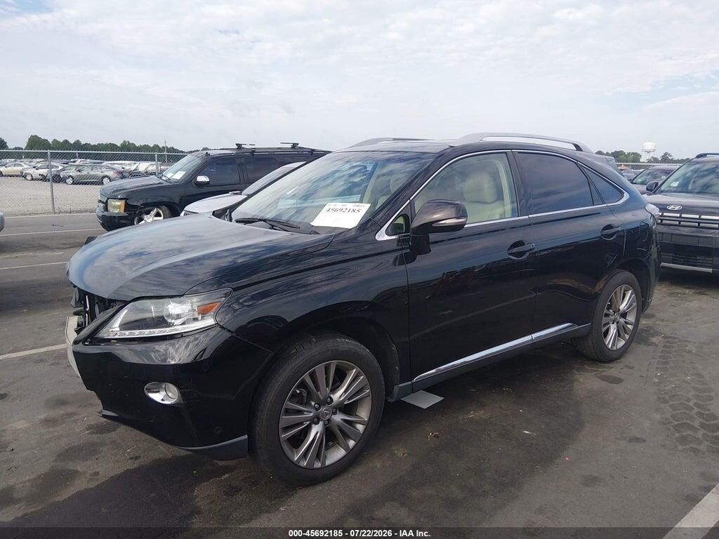 2T2ZK1BA7EC140696 2014 LEXUS RX 350 photo no. 2