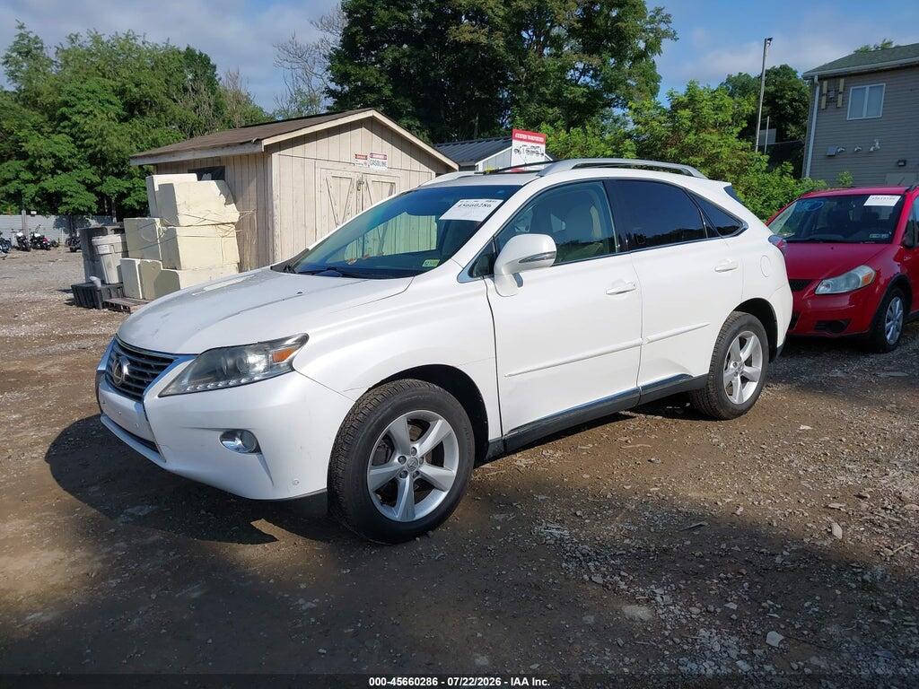 2T2BK1BA8EC237214 2014 LEXUS RX 350 photo no. 2