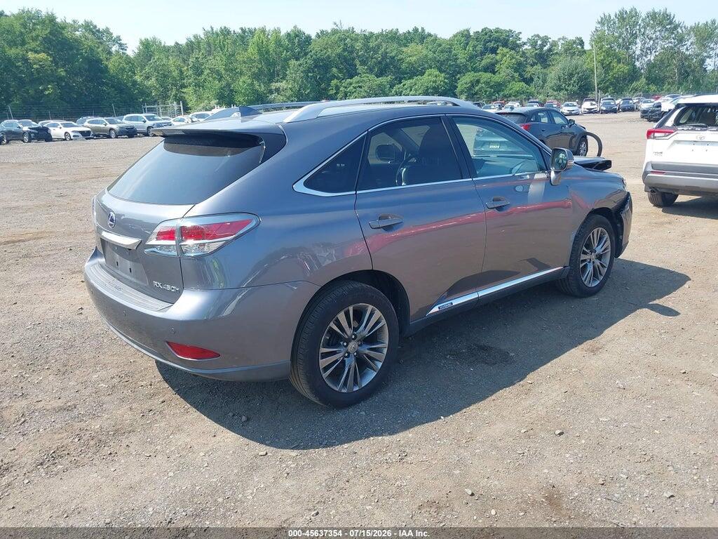 JTJBC1BA0E2069551 2014 LEXUS RX 450H photo no. 4