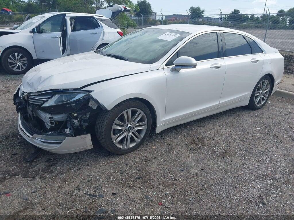 3LN6L2LU2ER819655 2014 LINCOLN MKZ HYBRID photo no. 2