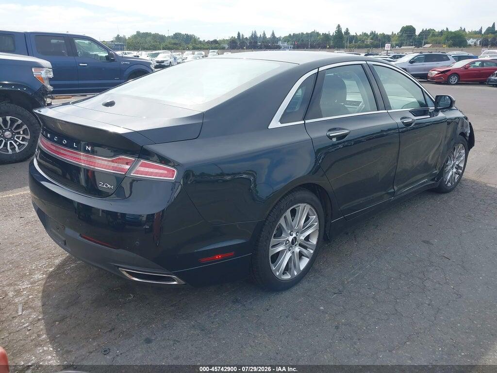 3LN6L2LU3ER820443 2014 LINCOLN MKZ HYBRID photo no. 4