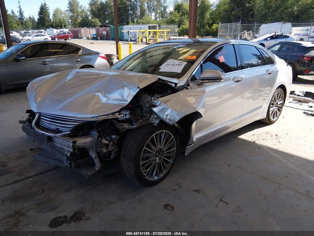 3LN6L2LU8ER805551 2014 LINCOLN MKZ HYBRID photo no. 2