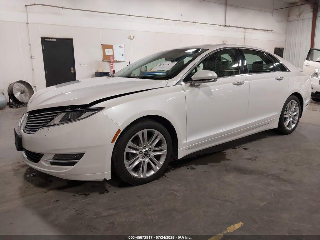 3LN6L2LU0ER822148 2014 LINCOLN MKZ HYBRID photo no. 2